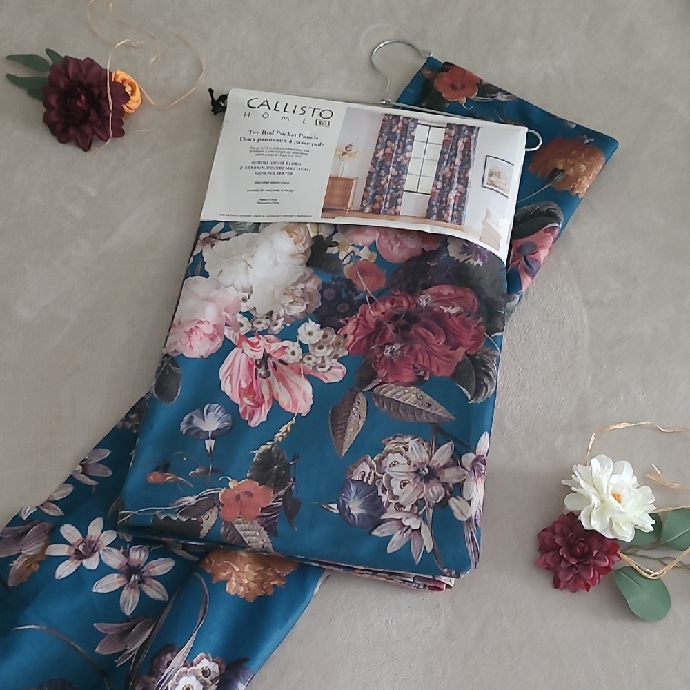 Callisto Home Floral Curtains